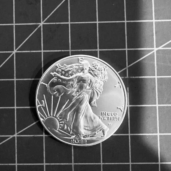 2022 American Silver Eagle Coin Silver Bullion One Dollar Liberty Eagle Design - Picture 13 of 14